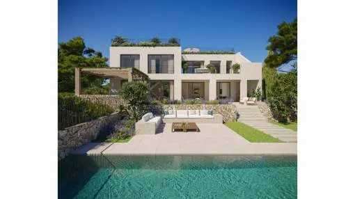 New construction villa with sea views in Cala Figuera New construction villa with sea views in Cala Figuera